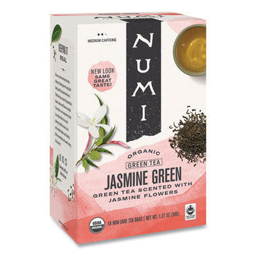 Numi® Organic Teas And Teasans, 1.27 Oz, Jasmine Green, 18-box freeshipping - TVN Wholesale